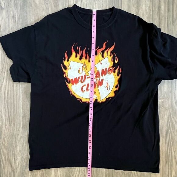 Wu-Tang Clan Fire Logo T-Shirt - Picture 6 of 6